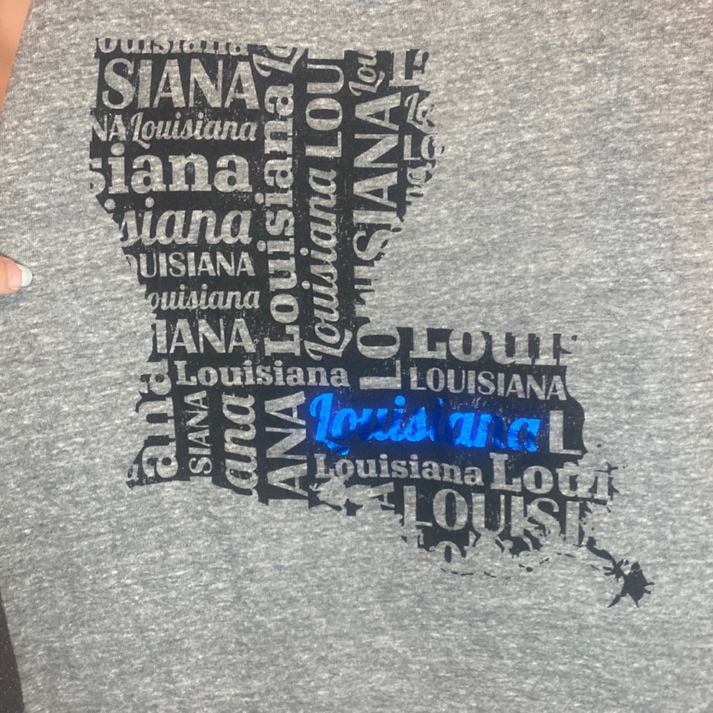Grey Louisiana tank top